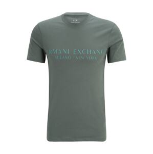 ARMANI EXCHANGE Tričko  petrolejová / jedľová