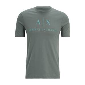 ARMANI EXCHANGE Tričko '8NZTCJ'  vodová / kaki