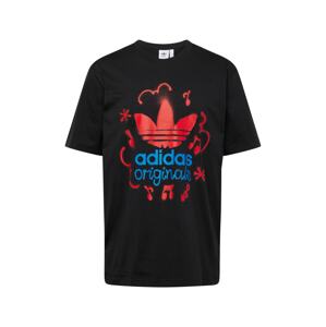 ADIDAS ORIGINALS Tričko  azúrová / červená / čierna