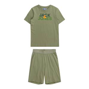 Jack & Jones Junior Set 'ULA'  kaki / nefritová / jedľová / oranžová