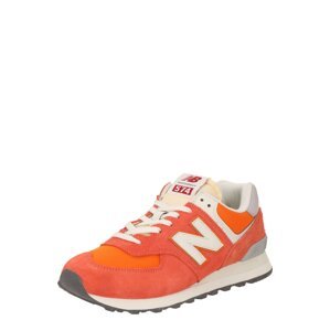 new balance Nízke tenisky '574'  slonová kosť / sivá / oranžová / homárová