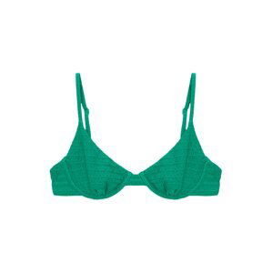 Pull&Bear Bikinový top  zelená