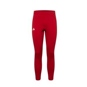 ADIDAS PERFORMANCE Športové nohavice 'ADIZERO'  červená / biela