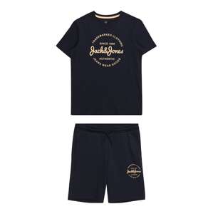 Jack & Jones Junior Joggingová súprava 'FOREST'  béžová / námornícka modrá