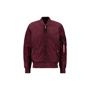 ALPHA INDUSTRIES Prechodná bunda 'MA-1 TT'  vínovo červená / oxidová