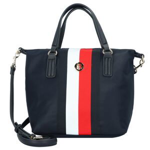 TOMMY HILFIGER Shopper 'Poppy'  námornícka modrá / tmavomodrá / červená / biela