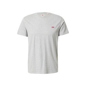 LEVI'S ® Tričko  svetlosivá / ohnivo červená / biela