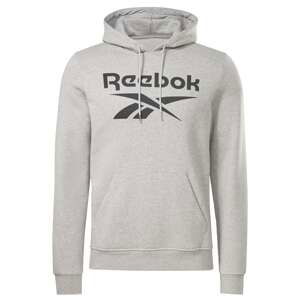 Reebok Športová mikina 'Identity'  sivá / čierna