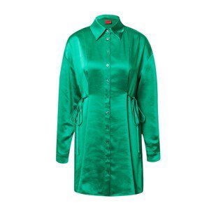 HUGO Košeľové šaty 'Keleste'  zelená