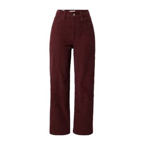 LEVI'S ® Nohavice 'Ribcage Straight Ankle'  burgundská