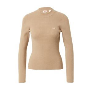 LEVI'S ® Sveter 'Rib Crew Sweater'  tmavobéžová