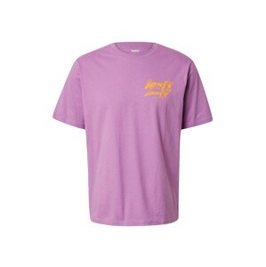 LEVI'S ® Tričko 'SS Relaxed Fit Tee'  orchideová / svetlooranžová