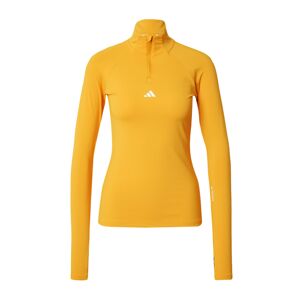 ADIDAS PERFORMANCE Funkčné tričko  karí / šedobiela