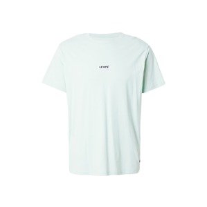 LEVI'S ® Tričko 'SS Relaxed Baby Tab Tee'  svetlozelená / čierna / šedobiela