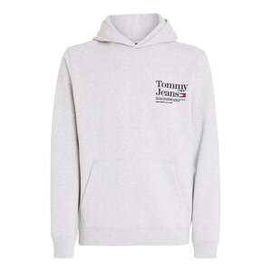 Tommy Jeans Mikina  námornícka modrá / sivá melírovaná / červená / čierna / biela