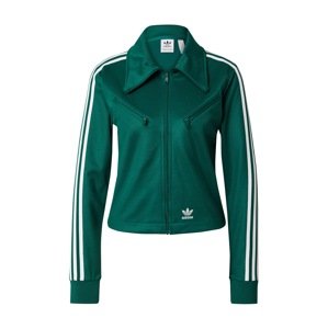 ADIDAS ORIGINALS Tepláková bunda 'Montreal'  tmavozelená / biela