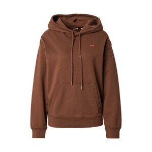 LEVI'S ® Mikina 'Standard Hoodie'  hnedá / červená / biela