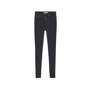 Tommy Jeans Džínsy 'SYLVIA HIGH RISE SKINNY'  čierna