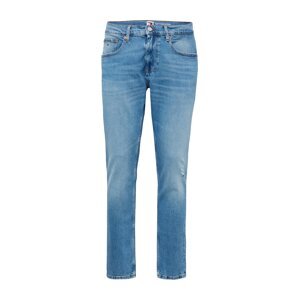 Tommy Jeans Džínsy 'AUSTIN SLIM TAPERED'  námornícka modrá / modrá denim / jasne červená / biela