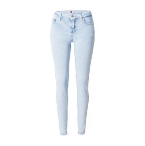 Tommy Jeans Džínsy 'NORA MID RISE SKINNY'  námornícka modrá / modrá denim / jasne červená / biela