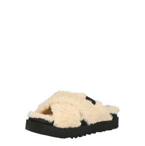 UGG Šľapky 'FUZZ SUGAR'  nebielená / čierna