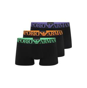 Emporio Armani Boxerky  svetlozelená / modrofialová / oranžová / čierna