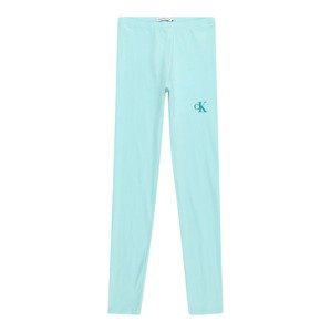 Calvin Klein Jeans Legíny  modrozelená / svetlomodrá