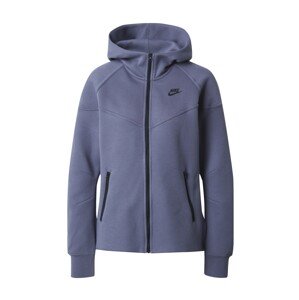 Nike Sportswear Športová bunda 'TECH FLEECE'  modrofialová / čierna