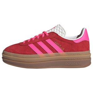 ADIDAS ORIGINALS Nízke tenisky 'Gazelle Bold'  svetlohnedá / fuksia / tmavočervená / biela