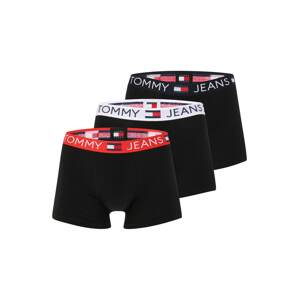 Tommy Jeans Boxerky  námornícka modrá / neónovo červená / čierna / biela