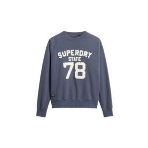 Superdry Mikina  nebielená / námornícka modrá