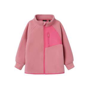 NAME IT Flisová bunda  ružová / svetloružová