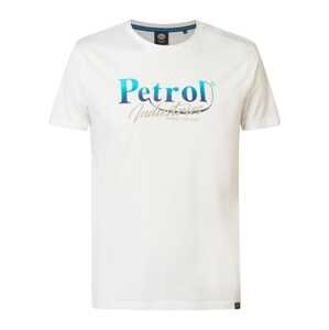 Petrol Industries Tričko ''Summerdrive'  béžová / modrá / vodová / biela