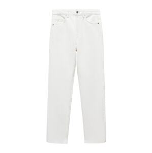 MANGO Džínsy 'BLANCA'  biely denim