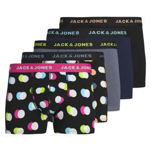 JACK & JONES Boxerky 'REESE'  námornícka modrá / pitaya / čierna / biela