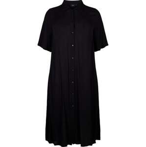 Zizzi Košeľové šaty 'Erose'  čierna