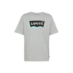 LEVI'S ® Tričko  tyrkysová / sivá melírovaná / čierna