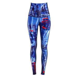 Winshape Športové nohavice 'HWL110'  kráľovská modrá / svetločervená / čierna