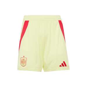 ADIDAS PERFORMANCE Športové nohavice 'Spain 24 Away'  svetložltá / červená