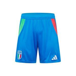 ADIDAS PERFORMANCE Športové nohavice 'Italy 24'  modrá / zelená / svetločervená / biela