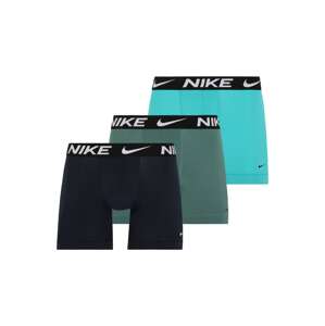 NIKE Boxerky  vodová / zelená / čierna / biela melírovaná