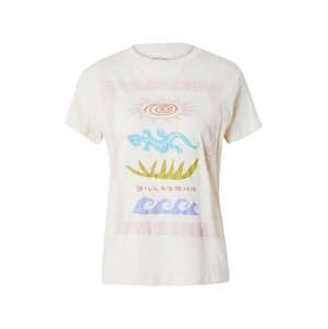 BILLABONG Funkčné tričko  azúrová / kiwi / fialová / biela ako vlna