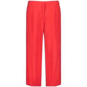 SAMOON Plisované nohavice  červená