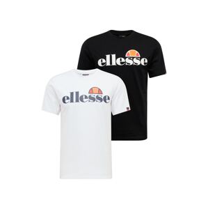 ELLESSE Tričko 'Prado'  žltá / lososová / čierna / biela