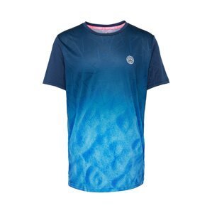 BIDI BADU Funkčné tričko 'Beach Spirit'  modrá / nebesky modrá / biela