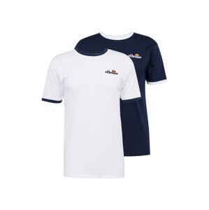 ELLESSE Tričko 'Meduno'  tmavomodrá / oranžová / červená / biela