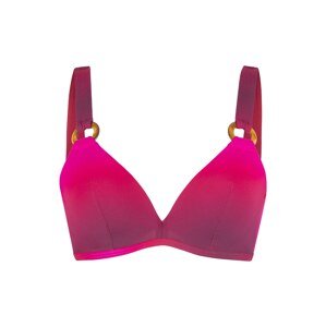 LingaDore Bikinový top  fuksia / tmavočervená