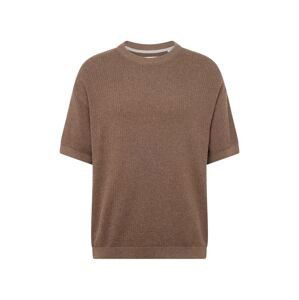 JACK & JONES Sveter 'BASTIAN'  mokka