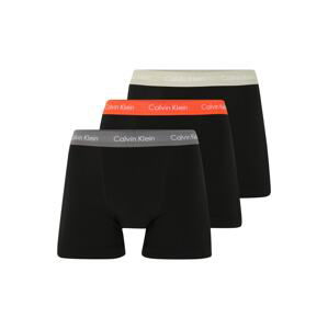 Calvin Klein Underwear Boxerky  tmavosivá / kaki / oranžová / čierna