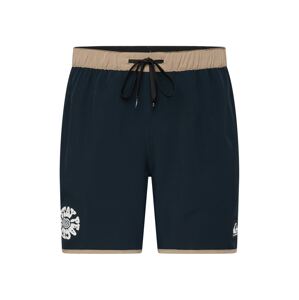 QUIKSILVER Surferské šortky 'OMNI SCALLOP'  tmelová / čierna / biela